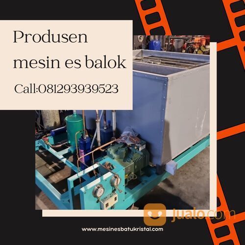 Perakitan Mesin Es Batu Balok 8 Ton Di Batang