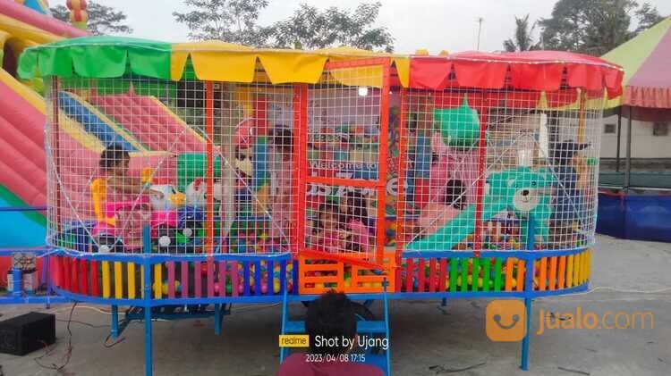 odong mainan anak mandi bola gerobak model mini