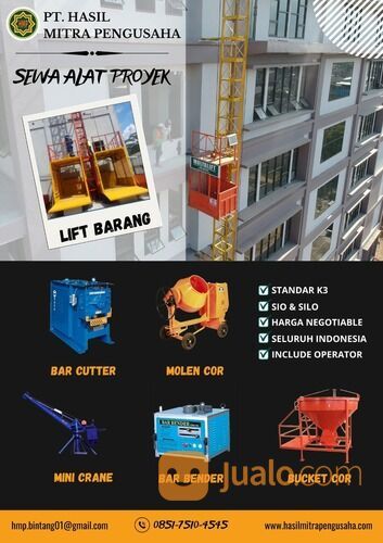 Sewa Alat Proyek BAR BENDER & CUTTER Kota Semarang / 0851-7510-4545