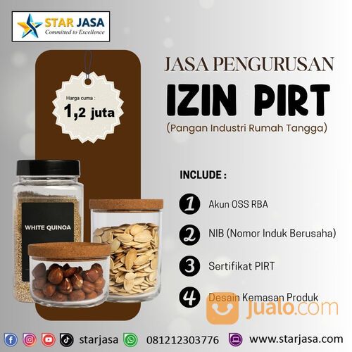 jasa pengurusan PIRT jasa pembuatan PIRT jogja mengurus PIRT