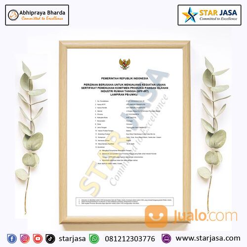 jasa pengurusan PIRT jasa pembuatan PIRT jogja mengurus PIRT