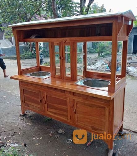 gerobak mie ayam bakso 2 tungku