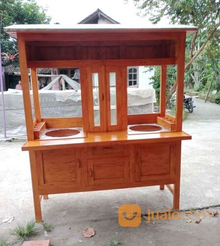 gerobak mie ayam bakso 2 tungku