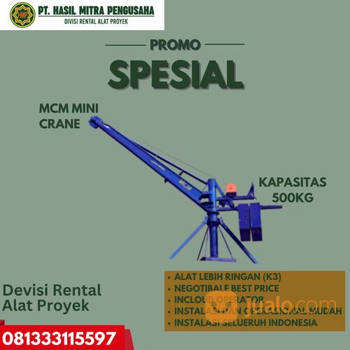RENTAL MCM MINI CRANE | 081333115597