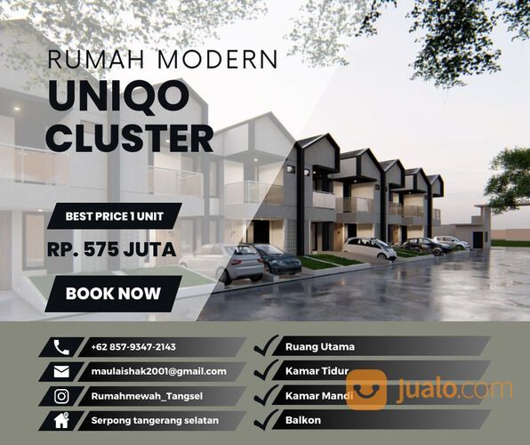 Rumah 500 Jutaan di Serpong Dekat Taman Tekno BSD