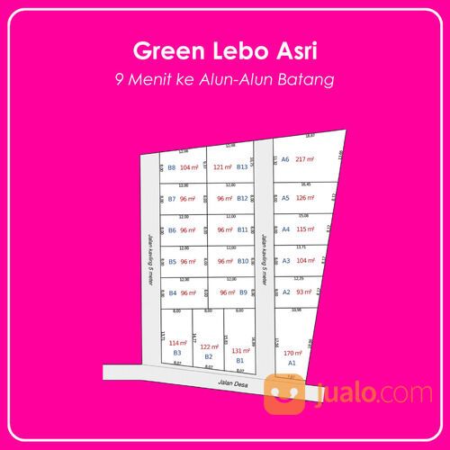 Tanah Batang, Dekat Pondok Kopi Lebo, Bisa Angsur 12x