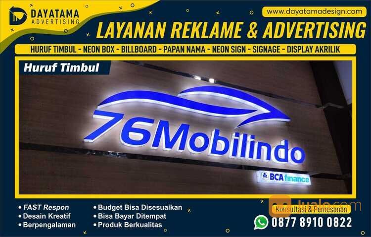 Papan Nama Kantor | Neon Box Huruf Timbul LED