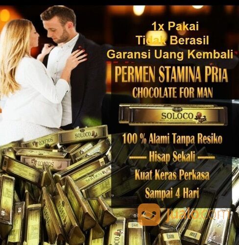 SOLOCO ASLI ORIGINAL, PERMEN STAMINA PRIA DEWASA KUAT TAHAN LAMA wa 081291124618