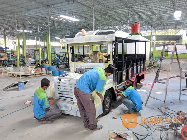 usaha mainan odong-odong sepur mini / kereta wisata / kereta kelinci baru