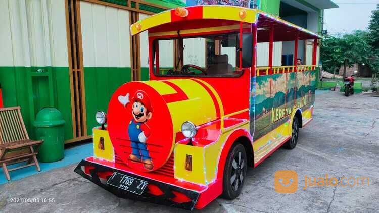 usaha mainan odong-odong sepur mini / kereta wisata / kereta kelinci baru