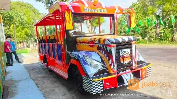 usaha mainan odong-odong sepur mini / kereta wisata / kereta kelinci baru