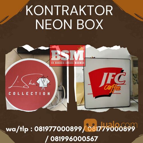 Kontraktor Neon Box BPJS Kesehatan