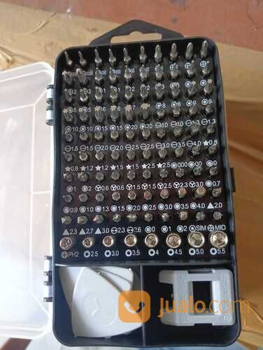 Obeng Full Set 115 in 1 Screwdriver Obeng Set Mini Alat Service Reparasi HP