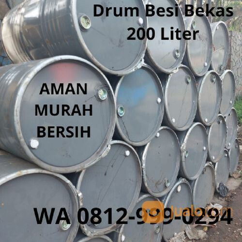 Agen Drum Plastik Bekas 200 Liter Gunung Putri, WA 0812-999-0294 PREMIUM