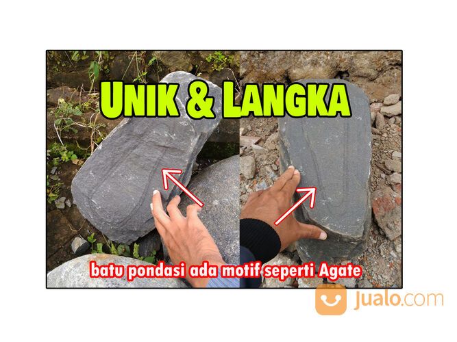 Batu alam dengan motif seperti Agate