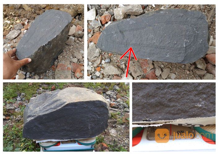 Batu alam dengan motif seperti Agate