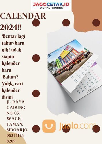 Terlaris , WA 0812-3119-3958, Print Kalender 2024 jagocetak.id