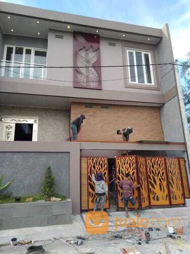 pagar rumah plat cutting minimalis