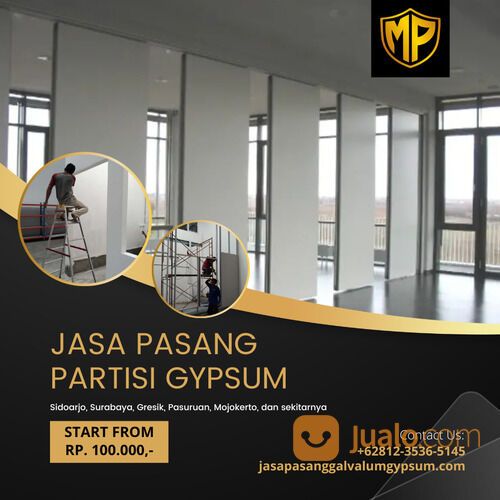 JASA BORONGAN PASANG SEKAT DINDING PARTISI SURABAYA