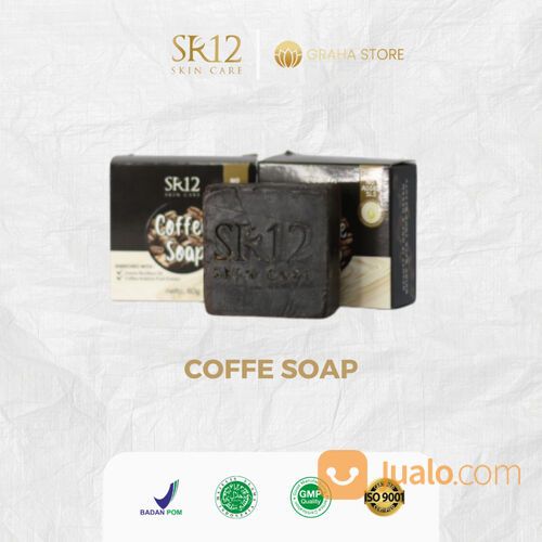 Coffe Soap SR12 Sabun Kopi Menghilangkan Flek Hitam & Bekas Jerawat 60gr BPOM
