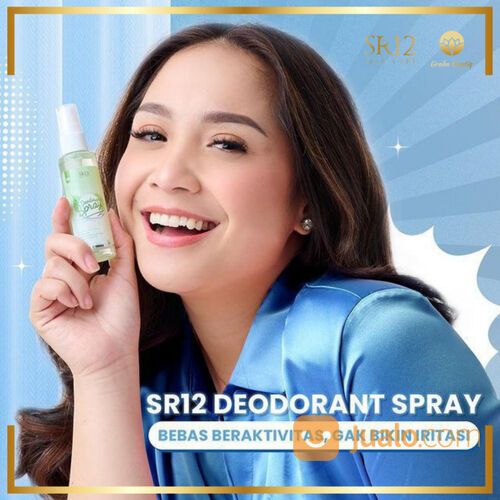 Deodorant Spray SR12 Premium Bebas Bau Badan & Keringat 60ml
