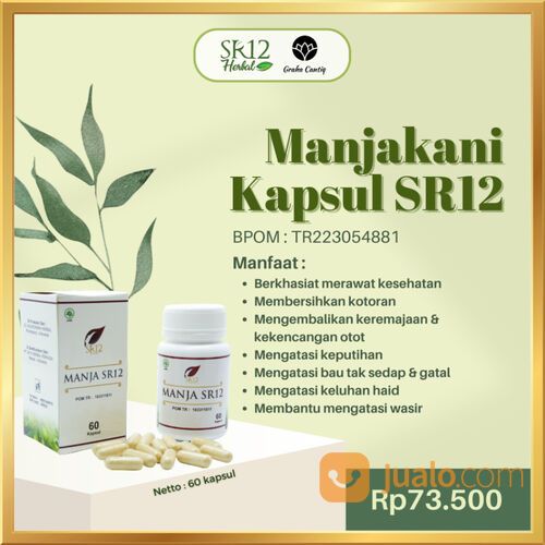 Manjakani SR12 Herbal Skincare Pelancar Haid Merapetkan Miss V BPOM