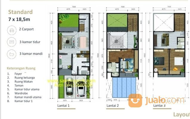 Brezza Townhouse Pantai Mutiara Jakarta Utara by Intiland View Laut