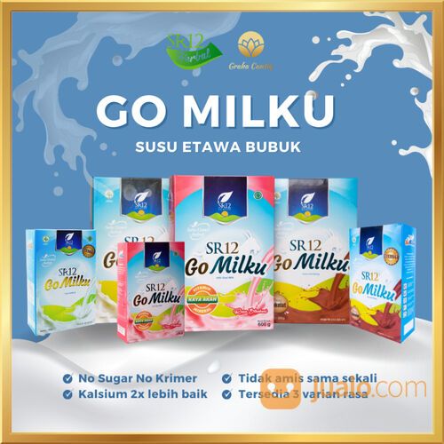 Go Milku SR12 Susu Kambing Etawa Bubuk Susu Alergi Anak BPOM 200gr