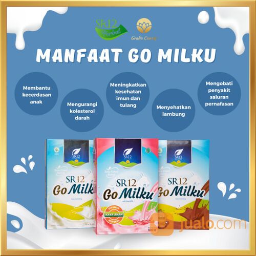 Go Milku SR12 Susu Kambing Etawa Bubuk Susu Alergi Anak BPOM 200gr