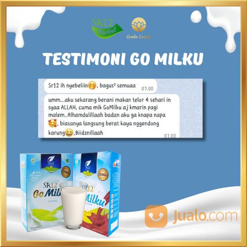 Go Milku SR12 Susu Kambing Etawa Bubuk Susu Alergi Anak BPOM 200gr