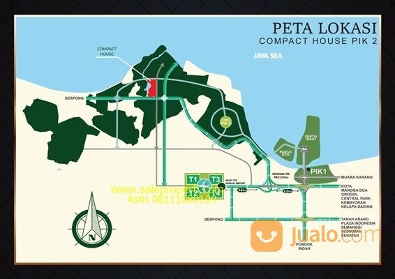 Rumah Baru Pik2 Milenial Cluster Georgia 6x10 Best Price Posisi Bagus