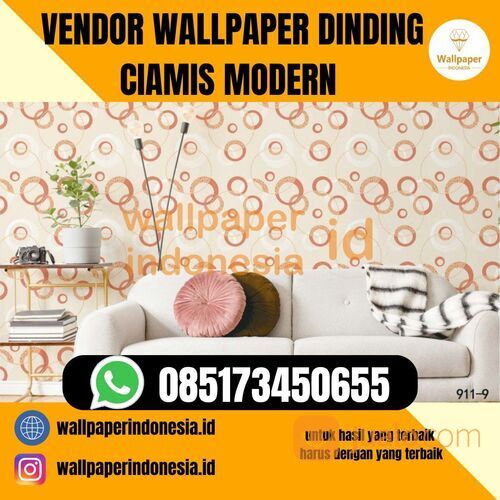 VENDOR WALLPAPER DINDING CIAMIS MODERN