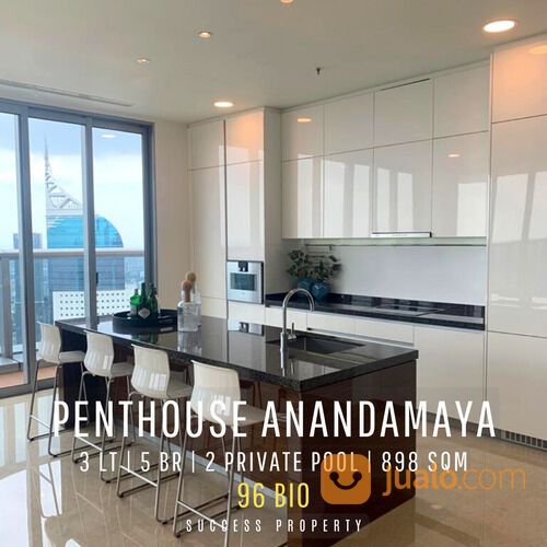 Penthouse Anandamaya Residence 3 Lantai dan 2 Kolam Renang Pribadi