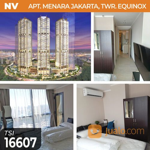 (TSI/16607) Apartemen Menara Jakarta, Tower Equinox, Kemayoran, 35 m², Lt. 30, PPJB