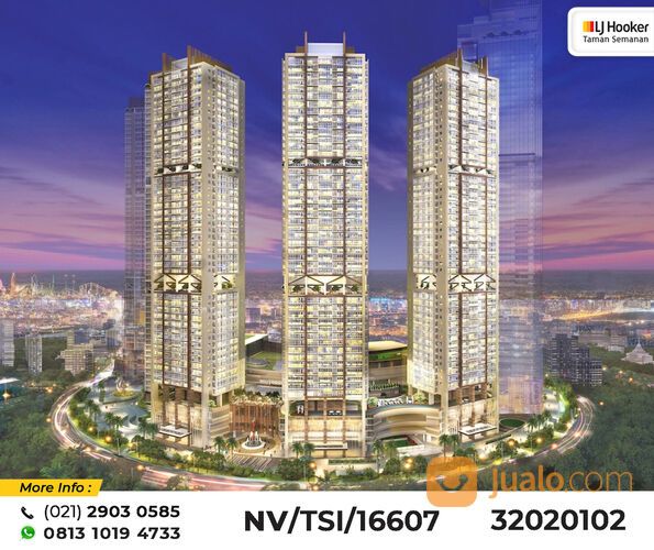 (TSI/16607) Apartemen Menara Jakarta, Tower Equinox, Kemayoran, 35 m², Lt. 30, PPJB
