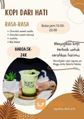 TERNYAMAN tempat ngopi terdekat dijakarta selatan, hub 0856-8421-674 untuk diskon menarik