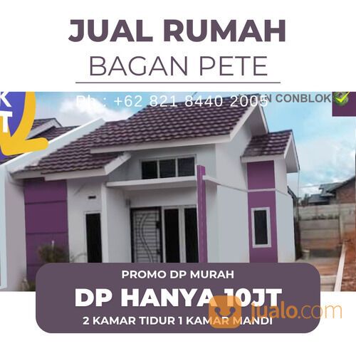 Rumah Komersil Murah Dp 10jt Bagan Pete