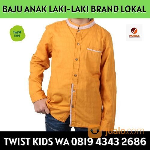 Hub. 0819 4343 2686, Grosir Baju Anak Laki Laki Baju Koko 2024 Twist Kids