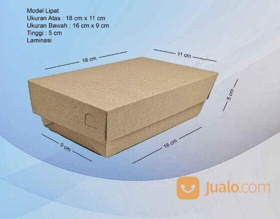 paper lunch box kemasan donat mini, kemasan ayam geprek size M 18x11x5 harga per 10