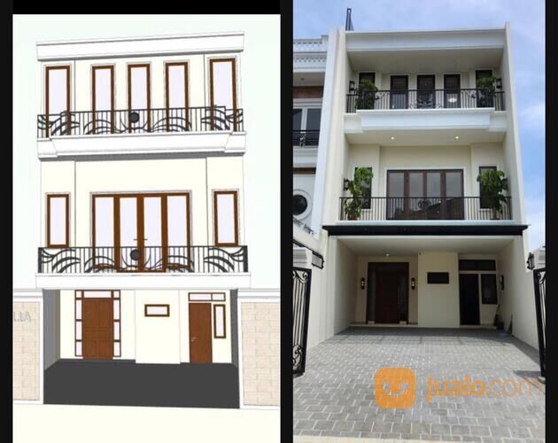 RUMAH BANGUNAN BARU 1 UNIT DI BUKIT HIJAU PONDOK INDAH