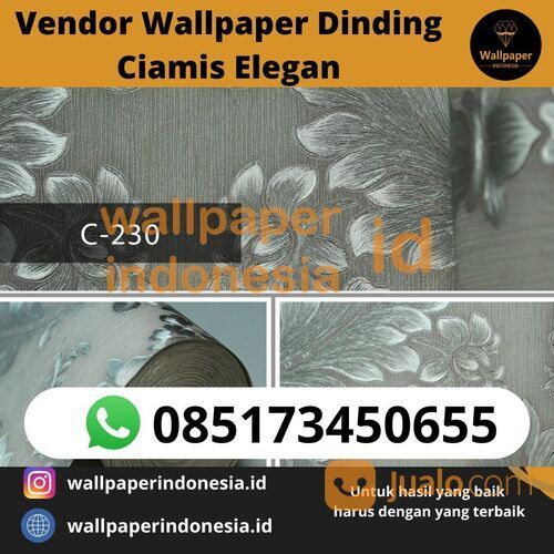 vendor wallpaper dinding ciamis elegan