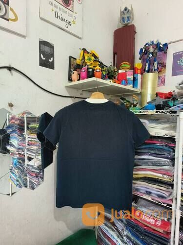 Kaos Nike Biru Dongker Big Logo Center