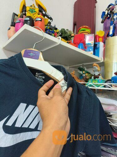 Kaos Nike Biru Dongker Big Logo Center