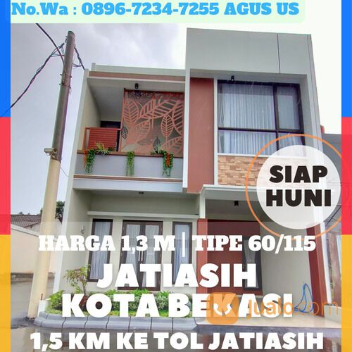 Rumah Jatiasih Bekasi 3 Lantai 1,5 Km Ke Tol Jatiasih