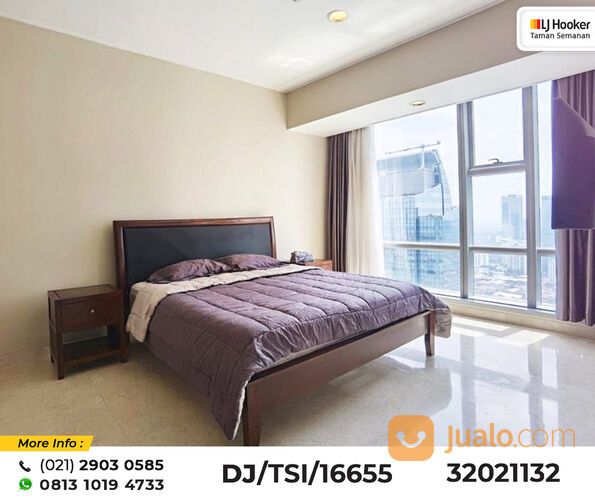 (TSI/16655) Apartemen Ascott, Setiabudi, 115 m², Lt. 43