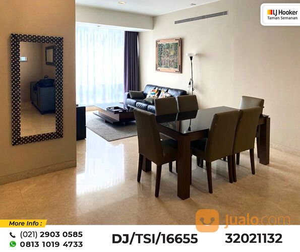(TSI/16655) Apartemen Ascott, Setiabudi, 115 m², Lt. 43