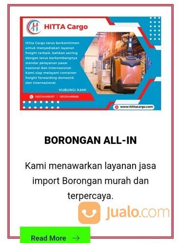 Jasa Import Door To Door Bangkok To Indonesia