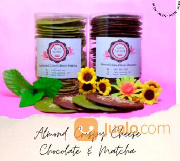 tabung mika alas kaleng kemasan snack almond crispy d8 t15