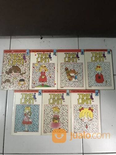 Buku komik manga: TIME LIMIT (lengkap 7 buku tamat), Elex Media, tahun 1990an