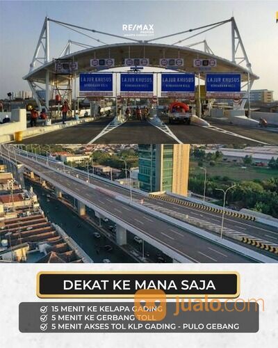 Ruko Siap pakai 2lt uk 4x12 48m di Jakarta Business District JBD Jakarta Garden City JGC